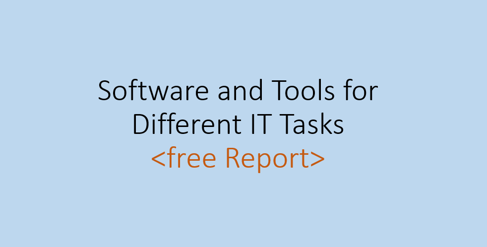 List of Softwares and Tools for different Tasks